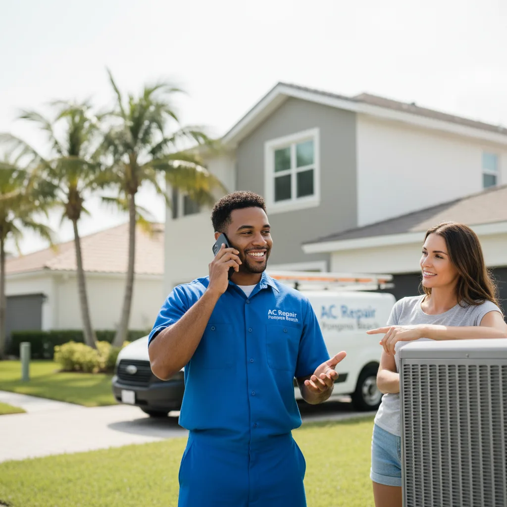 AC Repair Pompano Beach customer support in Irons